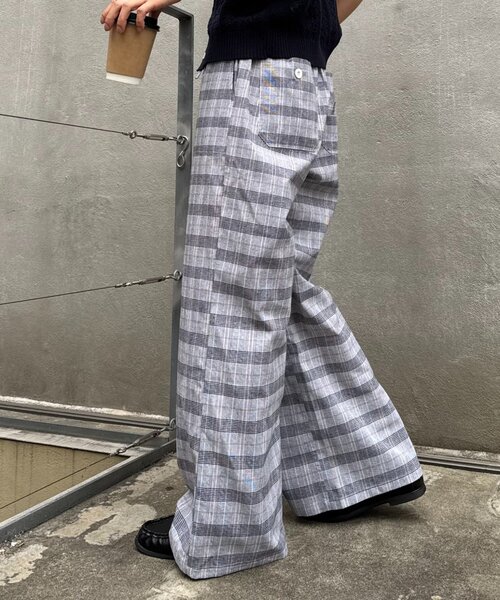GEVACO(ゲバコ)の「【GEVACO/ゲバコ】コットンリネンイージーパンツ(その他パンツ・レディース・ブラック系その他/ブラック/ベージュ・LARGE/SMALL/MEDIUM)」の13枚目の写真