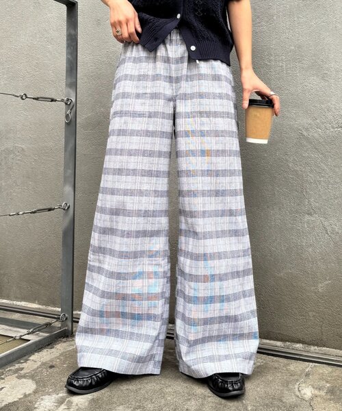 GEVACO(ゲバコ)の「【GEVACO/ゲバコ】コットンリネンイージーパンツ(その他パンツ・レディース・ブラック系その他/ブラック/ベージュ・LARGE/SMALL/MEDIUM)」の15枚目の写真