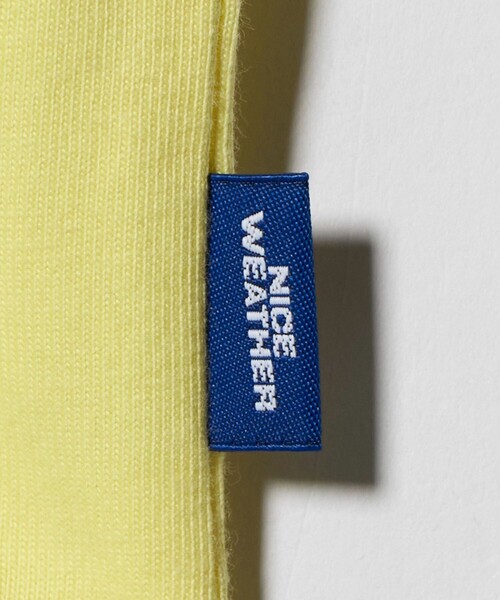 NICE WEATHER(ナイスウェザー)の「<NICE WEATHER>アイコニックプリント Tシャツ(Tシャツ/カットソー・メンズ・イエロー/ホワイト/ネイビー・L/XS/M/S)」の21枚目の写真