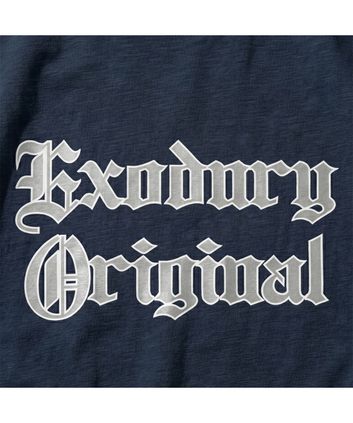 EXTRAORDINARY(エクストラオーディナリー)の「OLD ENGLISH TEE NAVY(Tシャツ/カットソー・メンズ・その他・MEDIUM/LARGE/X-LARGE/XX-LARGE)」の4枚目の写真