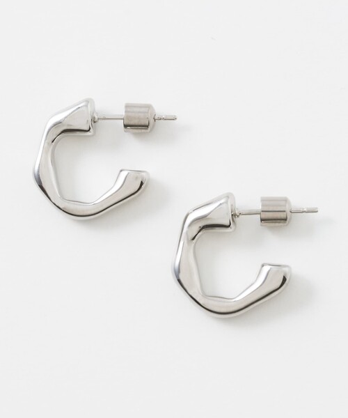 collex(コレックス)の「【dignif】【金属アレルギー対応】ピアス Nuance Hoop(ピアス(両耳用)・レディース・シルバー・フリー)」の2枚目の写真