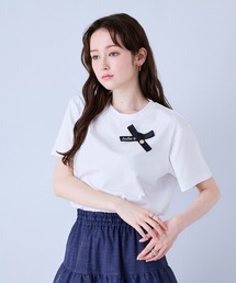 Audie a Musesロゴ入りリボンカットソー