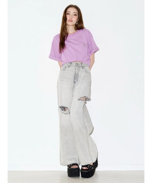 EVRIS(エヴリス)の「【厚底】スタッズモチーフプラットフォームサンダル(サンダル・レディース・その他1/ブラック/アイボリー・MEDIUM/LARGE/SMALL)」の12枚目の写真