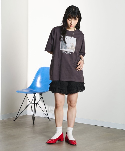 ROSE BUD(ローズバッド)の「LACE RUFFLE SHORT(その他パンツ・レディース・ブラック/ホワイト・ONE SIZE)」の15枚目の写真