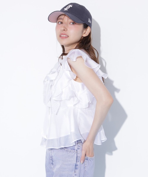 JILL by JILL STUART（ジルバイジルスチュアート）の「シアープリーツブラウス（シャツ/ブラウス・レディース・ホワイト/ホワイト系その他/ピンク・FREE）」の18枚目の写真