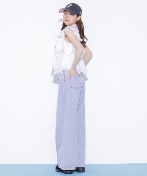JILL by JILL STUART（ジルバイジルスチュアート）の「シアープリーツブラウス（シャツ/ブラウス・レディース・ホワイト/ホワイト系その他/ピンク・FREE）」の14枚目の写真