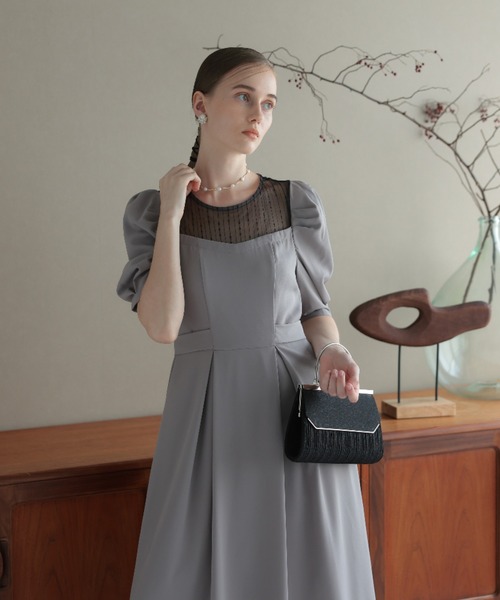 Cupid Heart(キューピッドハート)の「【Cupid Heart】結婚式用!ラメプリーツbag(クラッチバッグ・レディース・ブラック・MEDIUM)」の4枚目の写真