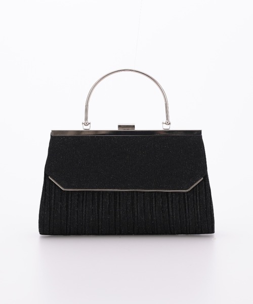 Cupid Heart(キューピッドハート)の「【Cupid Heart】結婚式用!ラメプリーツbag(クラッチバッグ・レディース・ブラック・MEDIUM)」の7枚目の写真