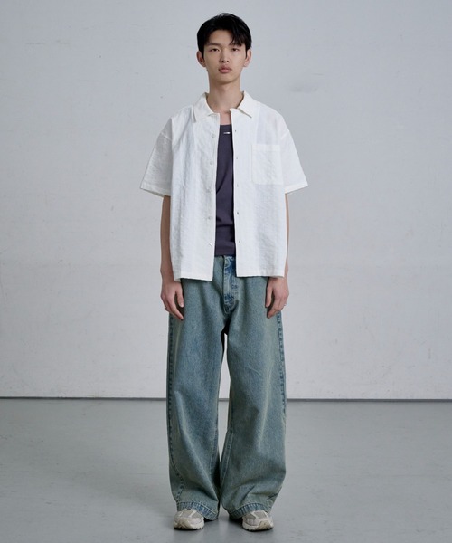 THE CLE(ザクレ)の「SIGNATURE LOGO TANK TOP / シグネチャーロゴタンクトップ(タンクトップ・メンズ・ブラック/グレー・1/2)」の12枚目の写真