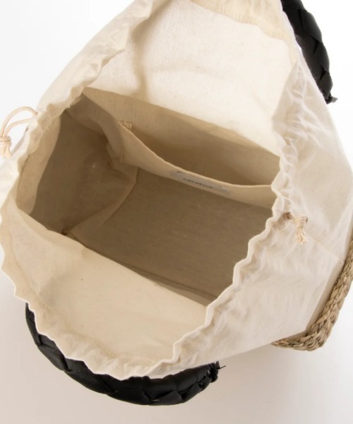 CACHELLIE（カシェリエ）の「SEAGRASS oval TOTE（かごバッグ・レディース・ナチュラル・FREE）」の5枚目の写真