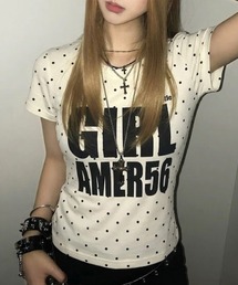 スカート チビT Tシャツ」に該当するホワイト/白色系のファッション