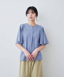 IEDIT フレアー袖がポイントのすぽんとかぶれる美ノビブラウス