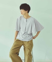 ＩＥＤＩＴ　フレアー袖がポイントのすぽんとかぶれる美ノビブラウス
