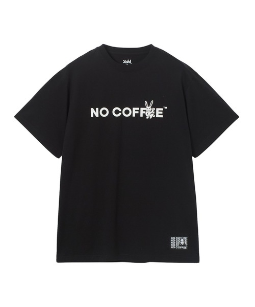 X-girl(エックスガール)の「X-girl x NO COFFEE S/S TEE(Tシャツ/カットソー・レディース・ブラック/ホワイト・L/M/S/XL)」の2枚目の写真