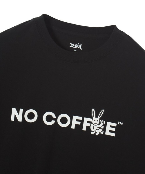 X-girl(エックスガール)の「X-girl x NO COFFEE S/S TEE(Tシャツ/カットソー・レディース・ブラック/ホワイト・L/M/S/XL)」の9枚目の写真