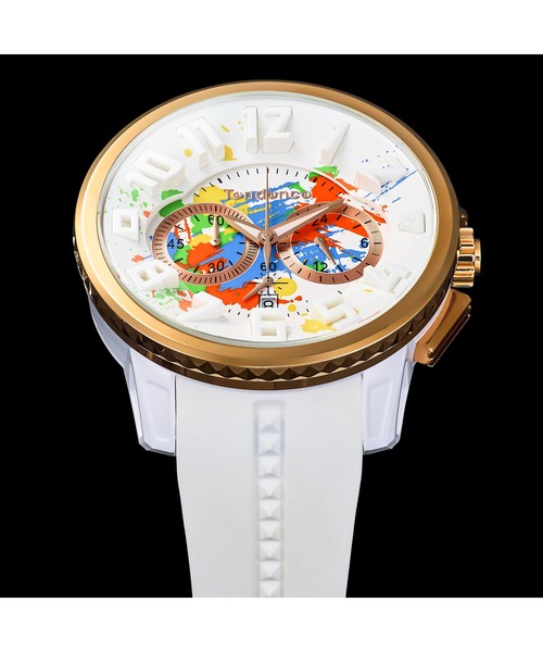 Tendence(テンデンス)の「TENDENCE/テンデンス GULLIVER Splash 腕時計 TDC-TY046034 メンズ(アナログ腕時計・メンズ・ホワイト・FREE)」の3枚目の写真