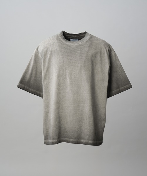 MAISON SPECIAL(メゾンスペシャル)の「《UNISEX》Cold-Dye Prime-Over Crew Neck Short Sleeve T-Shirt/コールドダイプライムオーバークルーネックTシャツ【MAISON SPECIAL/メゾンスペシャル】(Tシャツ/カットソー・メンズ・グレイッシュベージュ/ブラック・0/1/2)」の12枚目の写真