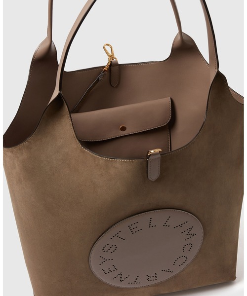 STELLA McCARTNEY(ステラマッカートニー)の「Logo Reversible Tote Bag / ロゴ リバーシブル トートバッグ(トートバッグ・レディース・ベージュ・ONE SIZE)」の4枚目の写真