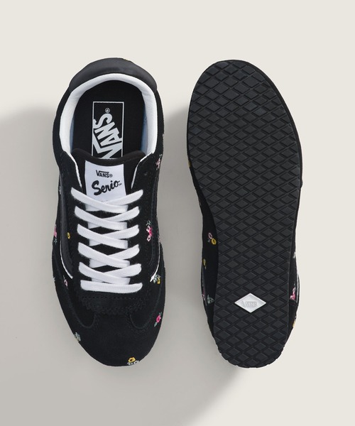 VANS(バンズ)の「スーパーロープロ フローラル / Super Lowpro FLORAL EMBROIDERY VN001133B9P1(スニーカー・メンズ・ブラック・6/9/8.5/6.5/5/7/5.5/4.5)」の5枚目の写真