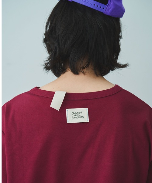 common gull products.(コモンガルプロダクツ)の「ぬるくゆるいcommon gull products. tee(Tシャツ/カットソー・レディース・アイボリー/ボルドー/マスタード・SMALL/MEDIUM/LARGE)」の11枚目の写真