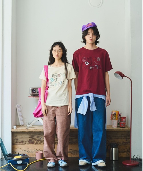 common gull products.(コモンガルプロダクツ)の「ぬるくゆるいcommon gull products. tee(Tシャツ/カットソー・レディース・アイボリー/ボルドー/マスタード・SMALL/MEDIUM/LARGE)」の12枚目の写真