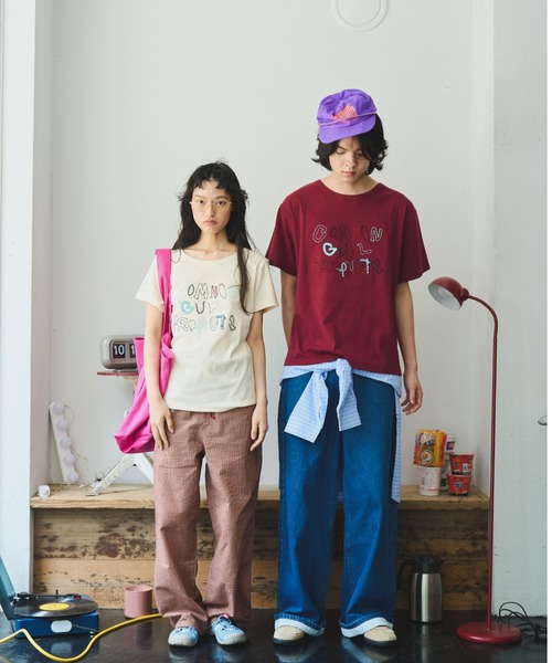 common gull products.(コモンガルプロダクツ)の「ぬるくゆるいcommon gull products. tee(Tシャツ/カットソー・レディース・アイボリー/ボルドー/マスタード・SMALL/MEDIUM/LARGE)」の13枚目の写真