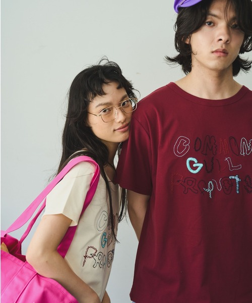 common gull products.(コモンガルプロダクツ)の「ぬるくゆるいcommon gull products. tee(Tシャツ/カットソー・レディース・アイボリー/ボルドー/マスタード・SMALL/MEDIUM/LARGE)」の16枚目の写真