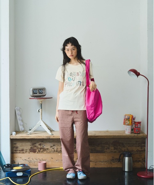 common gull products.(コモンガルプロダクツ)の「ぬるくゆるいcommon gull products. tee(Tシャツ/カットソー・レディース・アイボリー/ボルドー/マスタード・SMALL/MEDIUM/LARGE)」の18枚目の写真