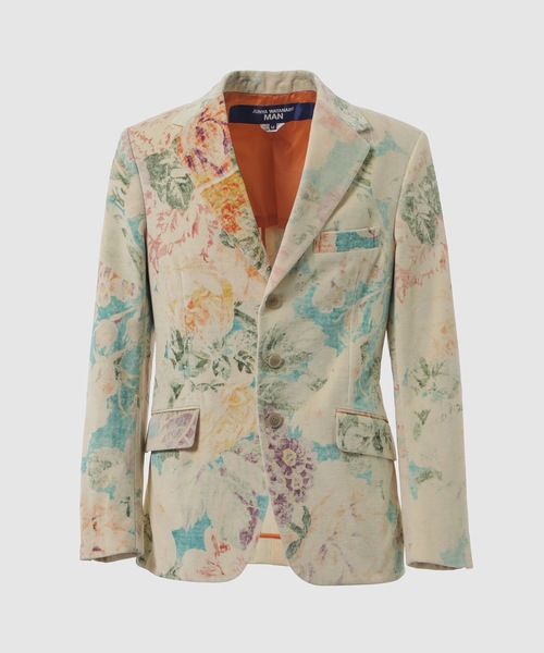 セール】sanderson/Hollyhocks FLOWER PATTERN JACKET（テーラード