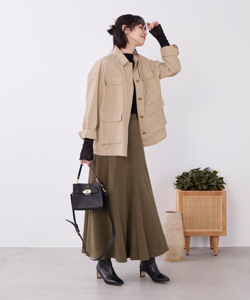 MICA&DEAL（マイカ＆ディール）の「バイオウォッシュミリタリーシャツ