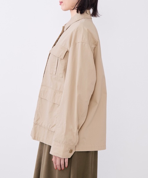 MICA&DEAL（マイカ＆ディール）の「バイオウォッシュミリタリーシャツ