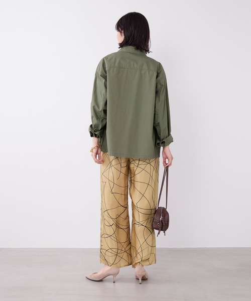 MICA&DEAL（マイカ＆ディール）の「バイオウォッシュミリタリーシャツ