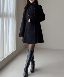 Louere（ルエレ）の「2wayカラーダブルボタンウエストシェイプトレンチコート[高身長サイズMT有り]（トレンチコート）」