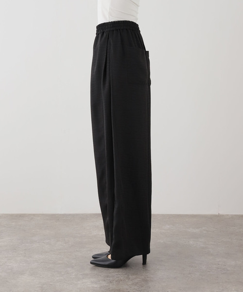 La TOTALITE(ラトータリテ)の「【洗える】タックワイドパンツ(その他パンツ・レディース・ブラック/レッド/チャコールグレー・FREE)」の11枚目の写真
