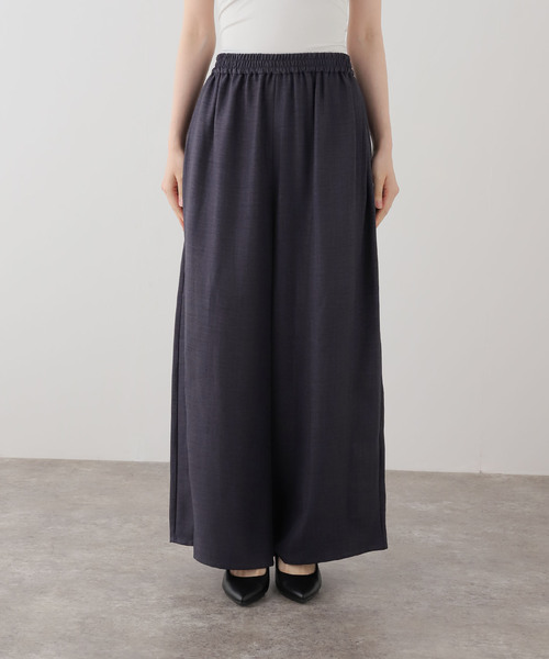 La TOTALITE(ラトータリテ)の「【洗える】タックワイドパンツ(その他パンツ・レディース・ブラック/レッド/チャコールグレー・FREE)」の21枚目の写真