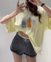 フェイクレイヤードスウェットショートパンツ