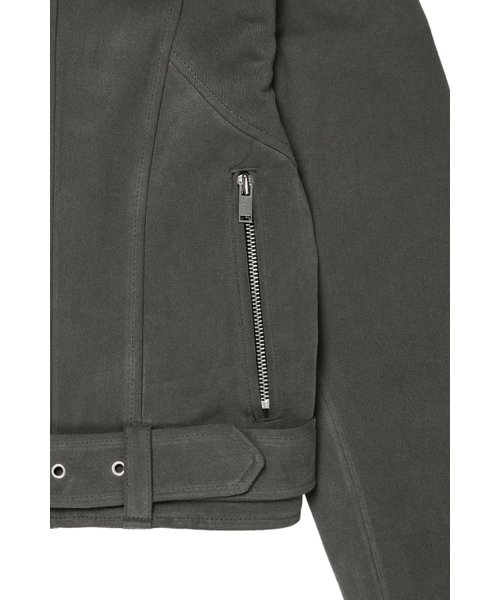 DEINET（ダイニット）の「DEINET BELTED COTTON JACKET IN CHARCOAL（その他アウター・レディース・その他・FREE）」の6枚目の写真