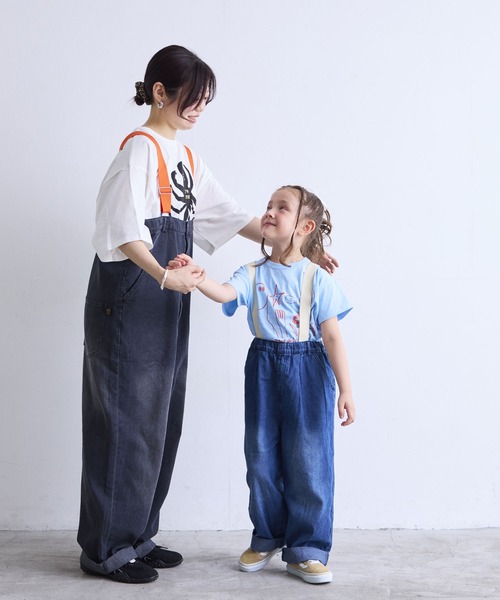 MARKEY'S（マーキーズ）の「プリントワイド半袖Tシャツ（Tシャツ/カットソー・キッズ・ホワイト/杢グレー/ライトブルー・XS/S/M/L/LL）」の15枚目の写真