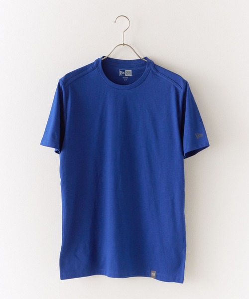 NEW ERA（ニューエラ）の「NEW ERA/ニューエラ MEN'S S/S TEE シンプルワンポイント オーバーサイズ 無地 ロゴT 半袖Tシャツ メンズ 夏物 夏服（Tシャツ/カットソー・メンズ・ロイヤルブルー・L/S/M）」の2枚目の写真