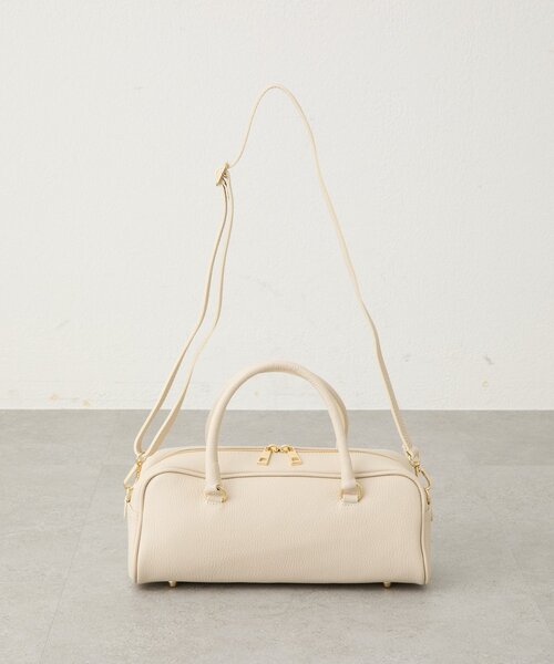 La boutique BonBon（ラブティックボンボン）の「【オウレンティ】ダブルハンドルバッグ（ボストンバッグ・レディース・オフホワイト・FREE）」の14枚目の写真
