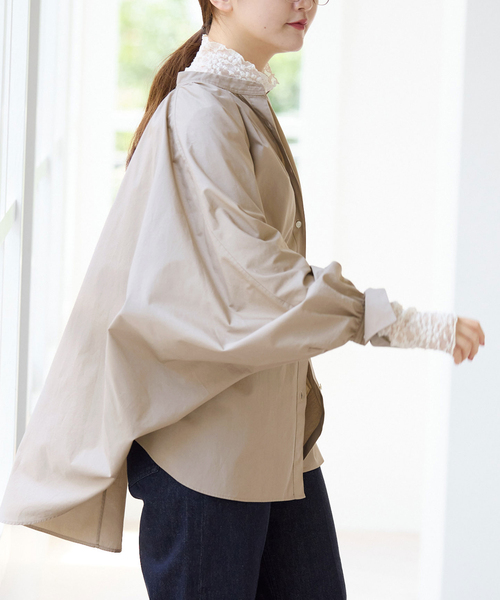 IENA(イエナ)の「ポンチョブラウス(シャツ/ブラウス・レディース・ベージュ/ブラウン・FREE)」の19枚目の写真