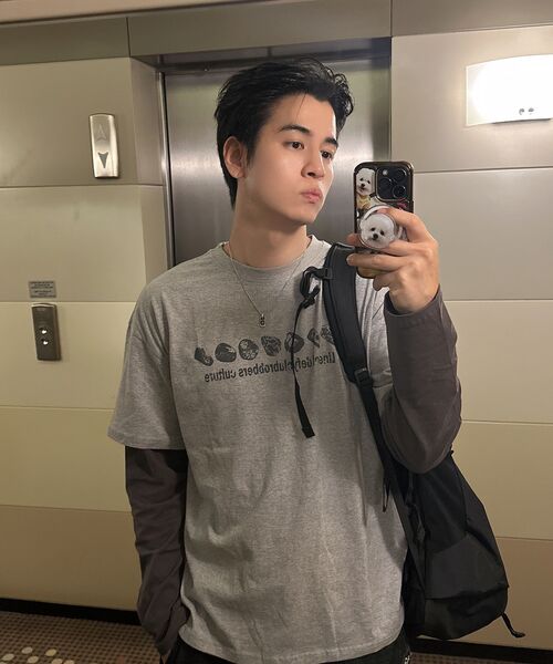 DEFYCLUBROBBERS(ディファイクラブロバース)の「LINE OF DEFY レイヤードロングスリーブ メランジ(Tシャツ/カットソー・レディース・ミックスグレー・MEDIUM/LARGE)」の11枚目の写真