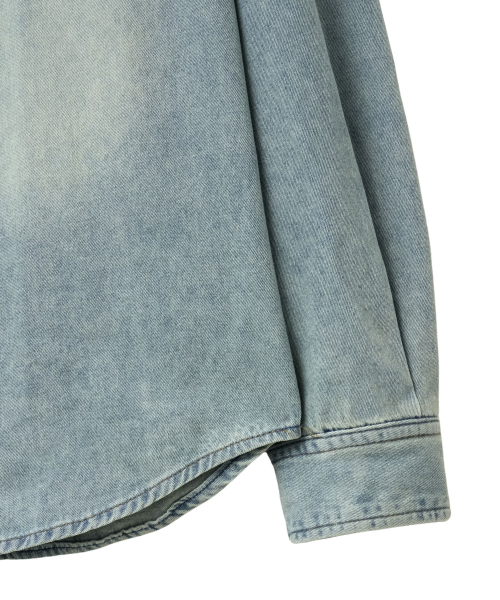PHYPS MOTORCYCLE（フィップスモーターサイクル）の「Washed Denim Western Shirt Light Blue（シャツ/ブラウス・メンズ・その他・LARGE/X-LARGE/SMALL/MEDIUM）」の6枚目の写真