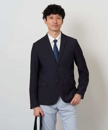 a.v.v（アーヴェヴェ）の「【シェイプジャケット イージーケア 洗濯機で洗える ストレッチ】デニムライクストレッチスマートジャケット（その他アウター）」