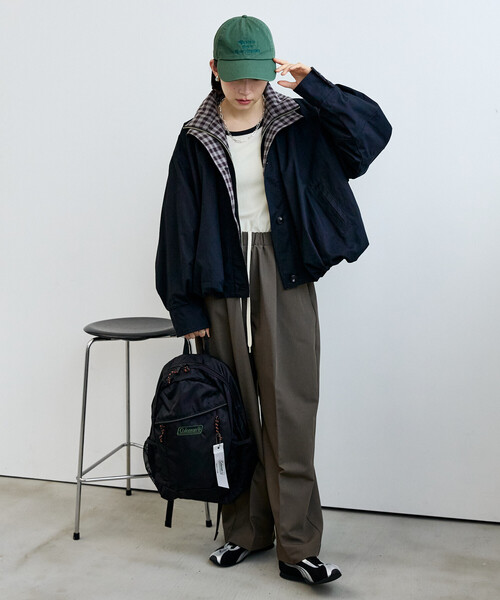 FREAK'S STORE（フリークスストア）の「スラックス イージーパンツ/チェックパンツ/タックワイドパンツ（スラックス・レディース・その他2/ブラック/グレー/ダークグレー/ブラウン/その他・MEDIUM/SMALL）」の8枚目の写真