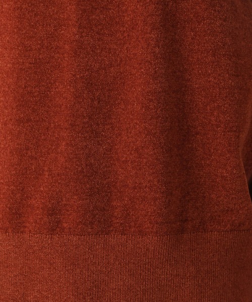BAYFLOW(ベイフロー)の「ライトモールニットポロシャツ(ニット/セーター・メンズ・ネイビー/オレンジ/アイボリー・LARGE/MEDIUM)」の7枚目の写真