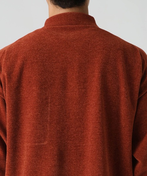 BAYFLOW(ベイフロー)の「ライトモールニットポロシャツ(ニット/セーター・メンズ・ネイビー/オレンジ/アイボリー・LARGE/MEDIUM)」の22枚目の写真