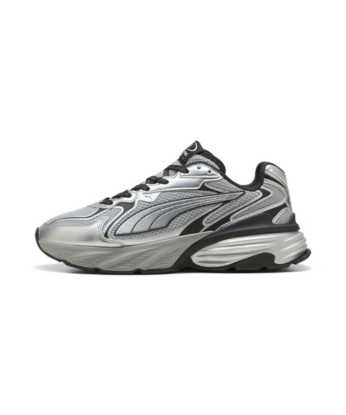 PUMA(プーマ)の「PUMA プーマ ユニセックス フェード ニトロ LS Y2K スニーカー(スニーカー・メンズ・ブラック×シルバー/グレー系その他3・29.0cm/28.5cm/28.0cm/26.5cm/26.0cm/27.5cm/24.5cm/23.5cm/25.0cm/22.5cm/23.0cm/25.5cm/24.0cm/27.0cm)」の4枚目の写真