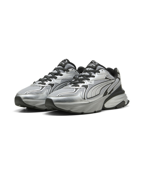 PUMA(プーマ)の「PUMA プーマ ユニセックス フェード ニトロ LS Y2K スニーカー(スニーカー・メンズ・ブラック×シルバー/グレー系その他3・29.0cm/28.5cm/28.0cm/26.5cm/26.0cm/27.5cm/24.5cm/23.5cm/25.0cm/22.5cm/23.0cm/25.5cm/24.0cm/27.0cm)」の5枚目の写真