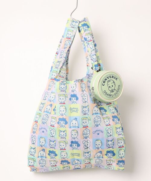 CONVERSE(コンバース)の「【CONVERSE】CV OG PACKABLE SHOPPING BAG(エコバッグ/サブバッグ・レディース・ミント/パープル/ピンク/オフホワイト・FREE)」の2枚目の写真